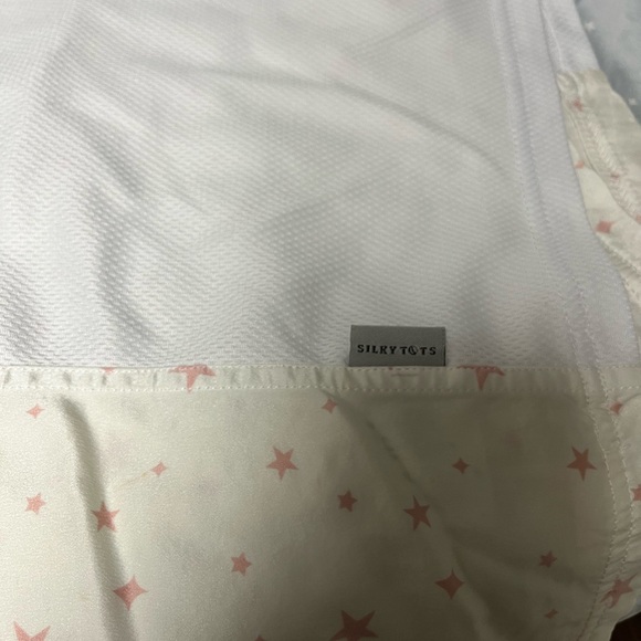 Starry Gray Silk Crib Sleeve - Picture 2 of 6